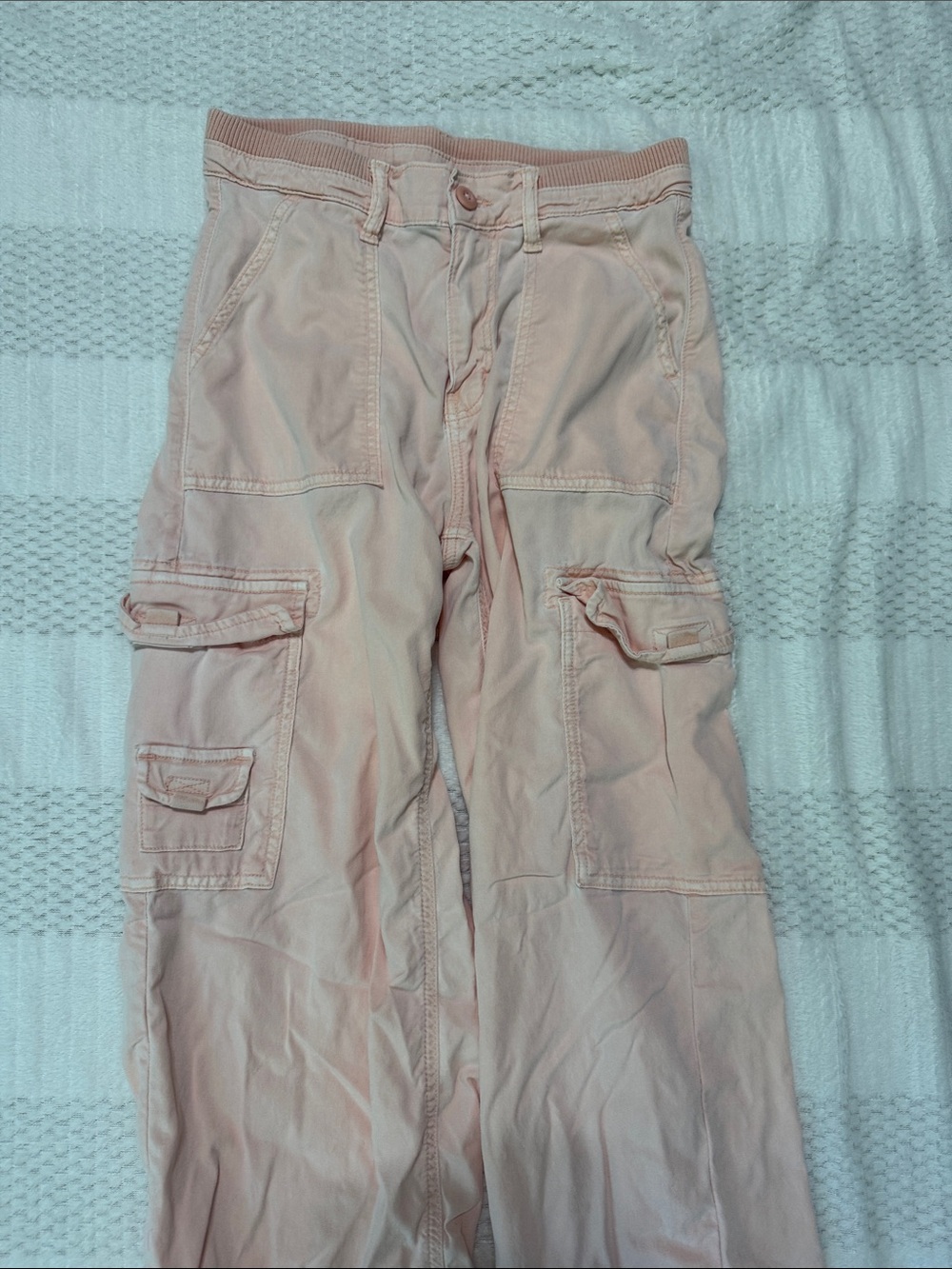 Women’s Cargo Pants - Light Pink